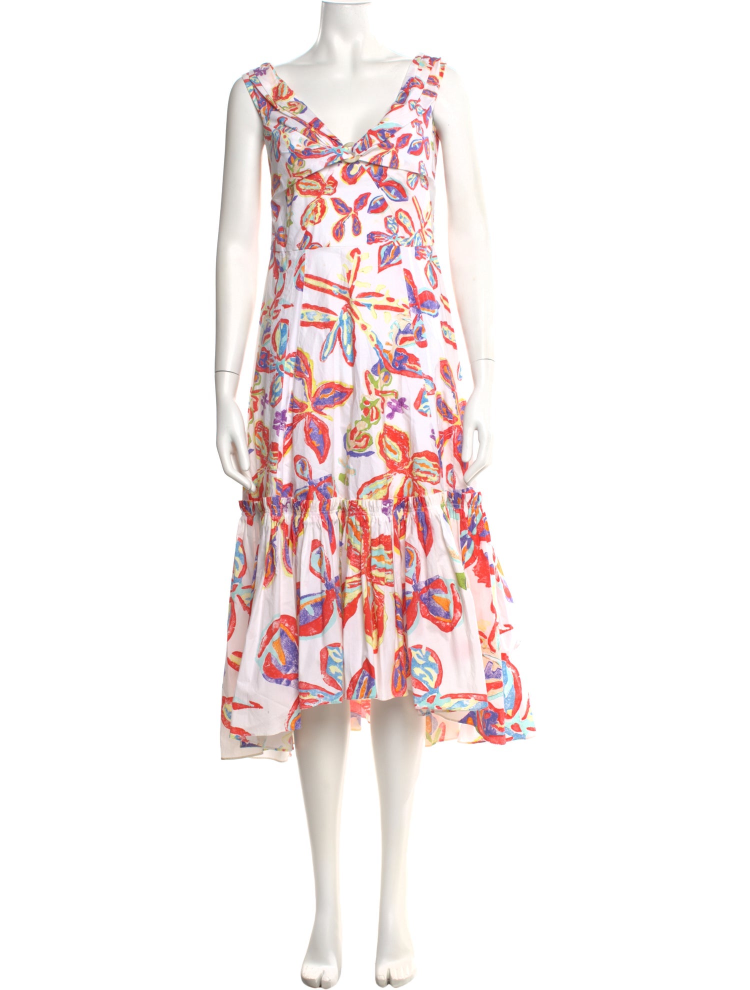 Peter Pilotto Printed Midi Length Dress