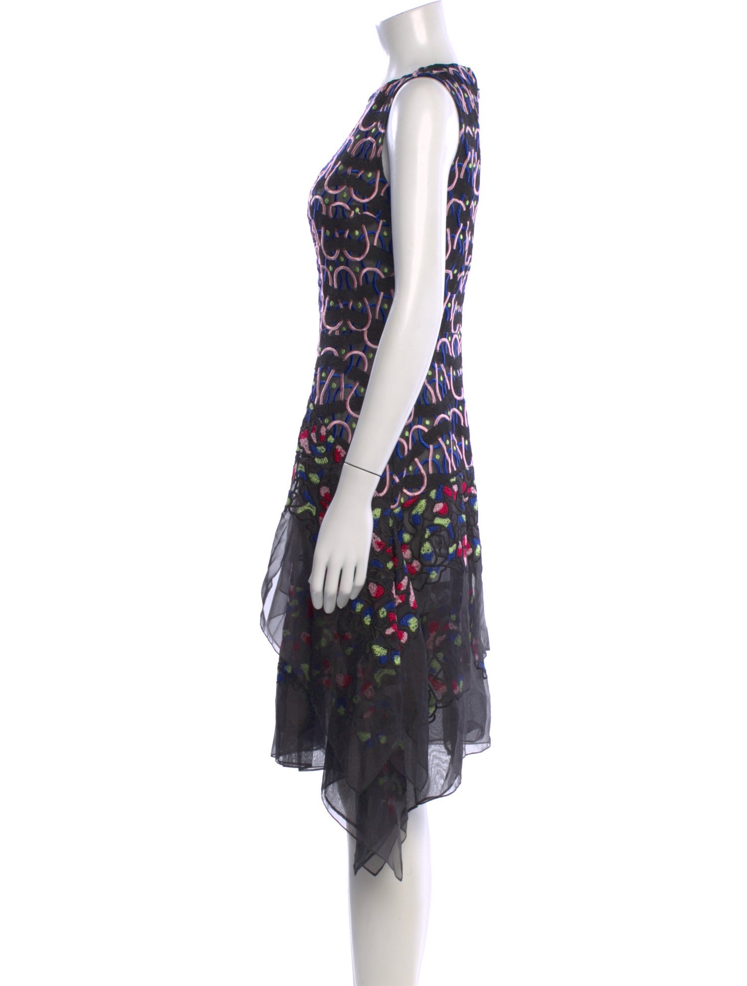 Peter Pilotto Silk Knee-Length Dress