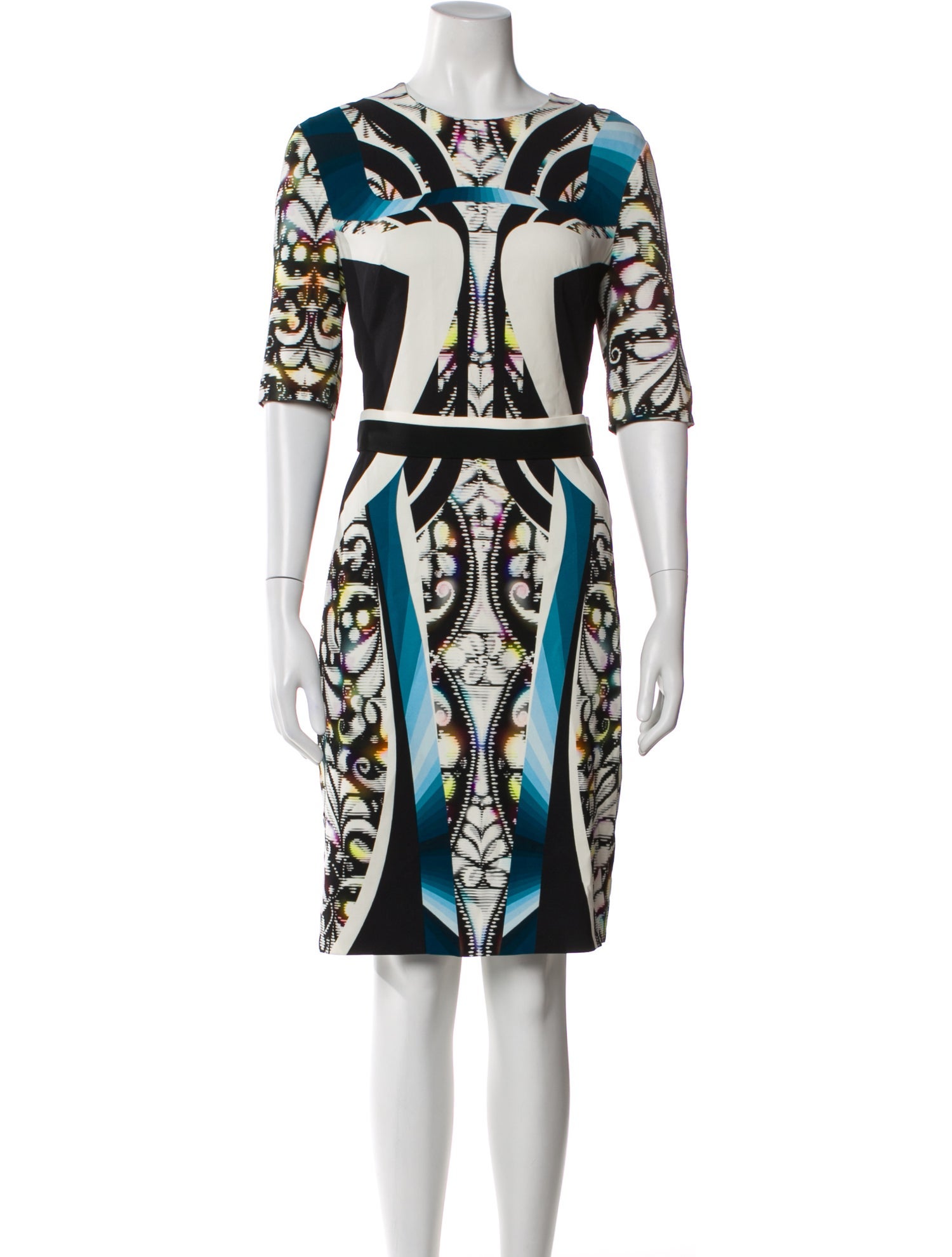 Peter Pilotto Printed Knee-Length Dress