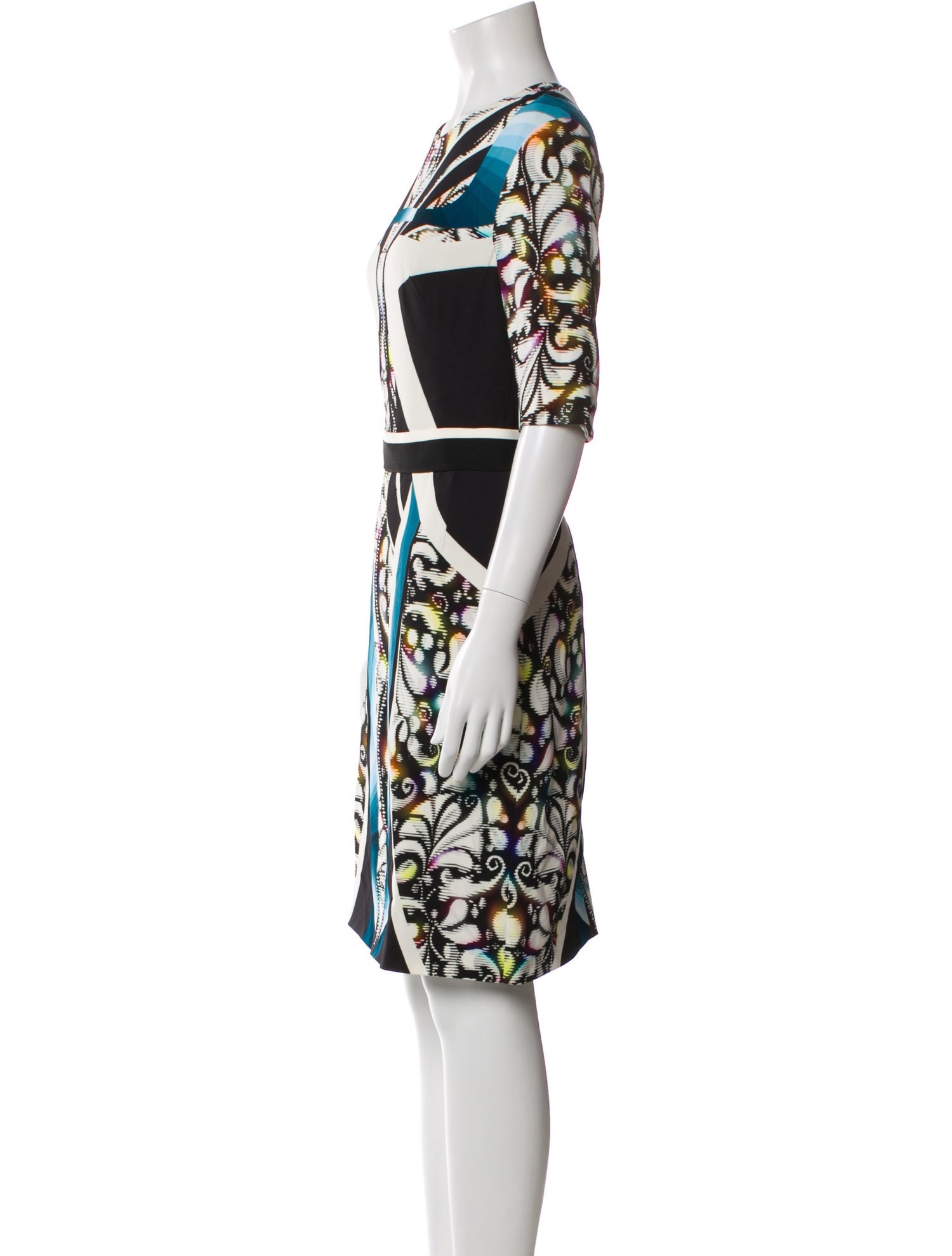 Peter Pilotto Printed Knee-Length Dress