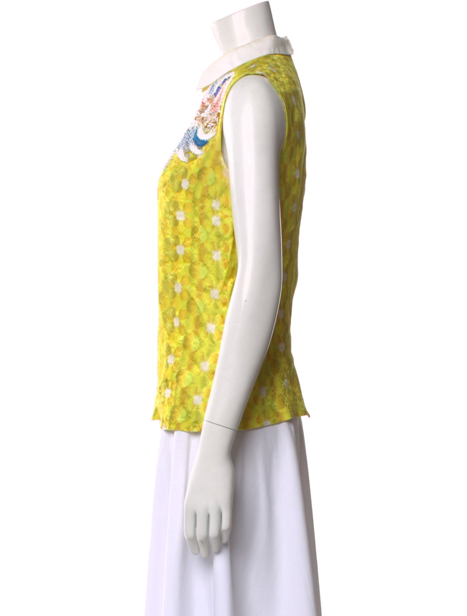 Peter Pilotto Silk Patterned Top