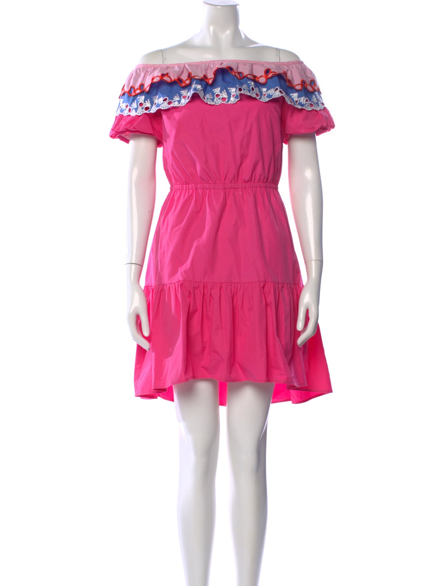 Peter Pilotto Off-The-Shoulder Mini Dress