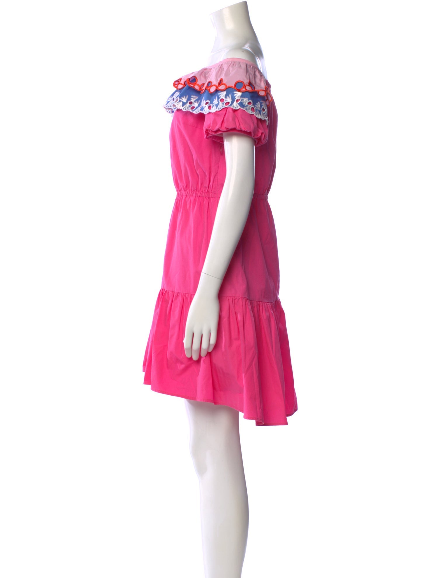 Peter Pilotto Off-The-Shoulder Mini Dress