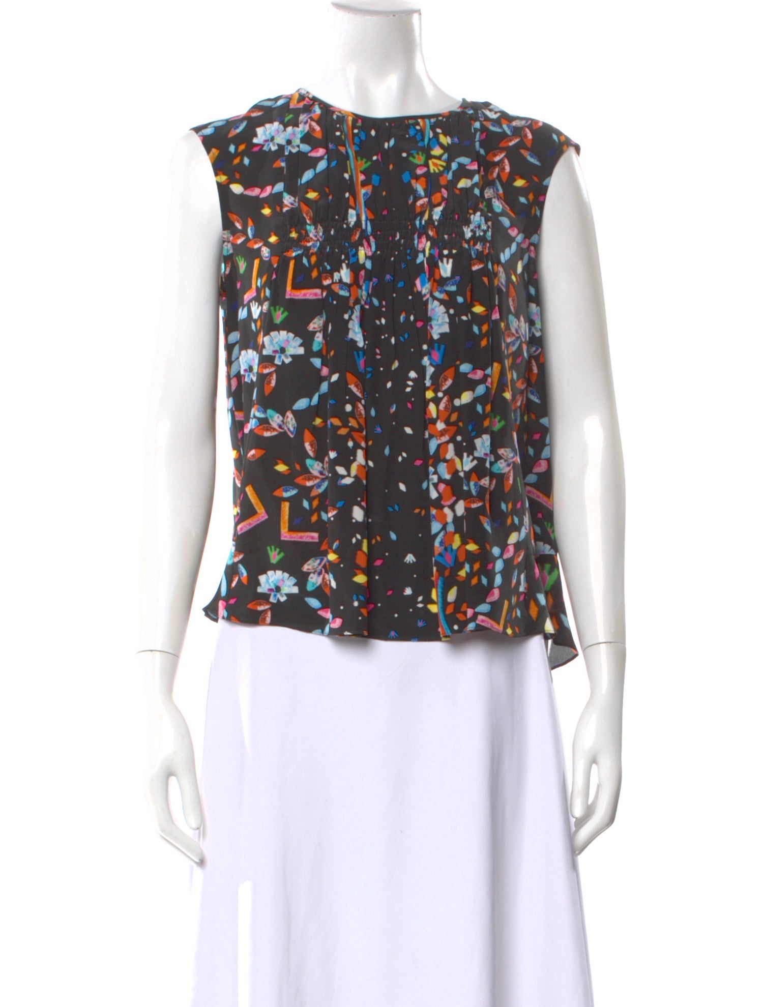 Peter Pilotto Silk Patterned Top