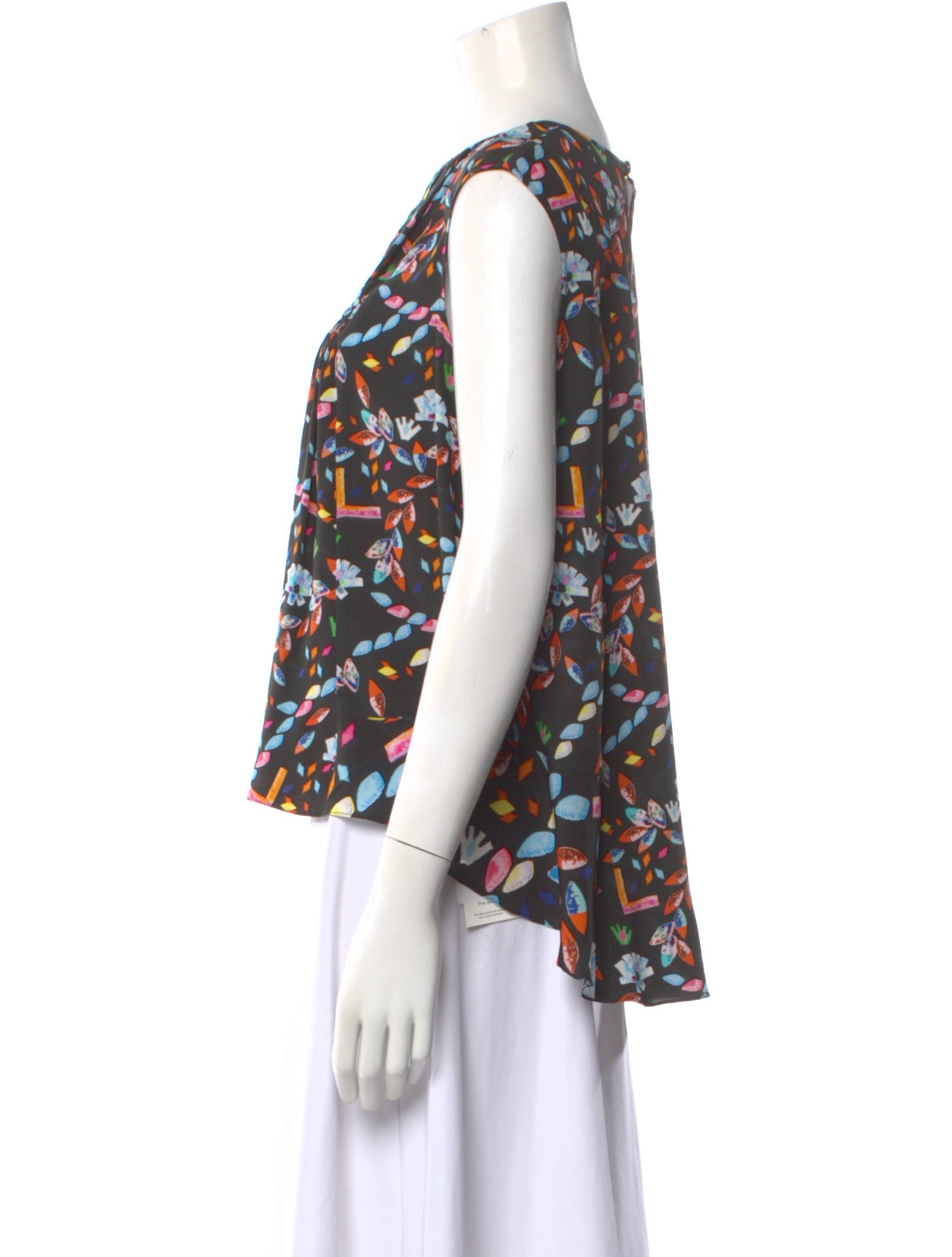 Peter Pilotto Silk Patterned Top