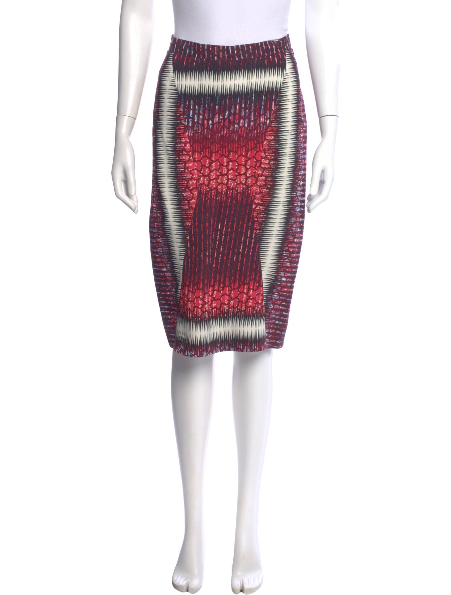 Peter Pilotto Printed Knee-Length Skirt