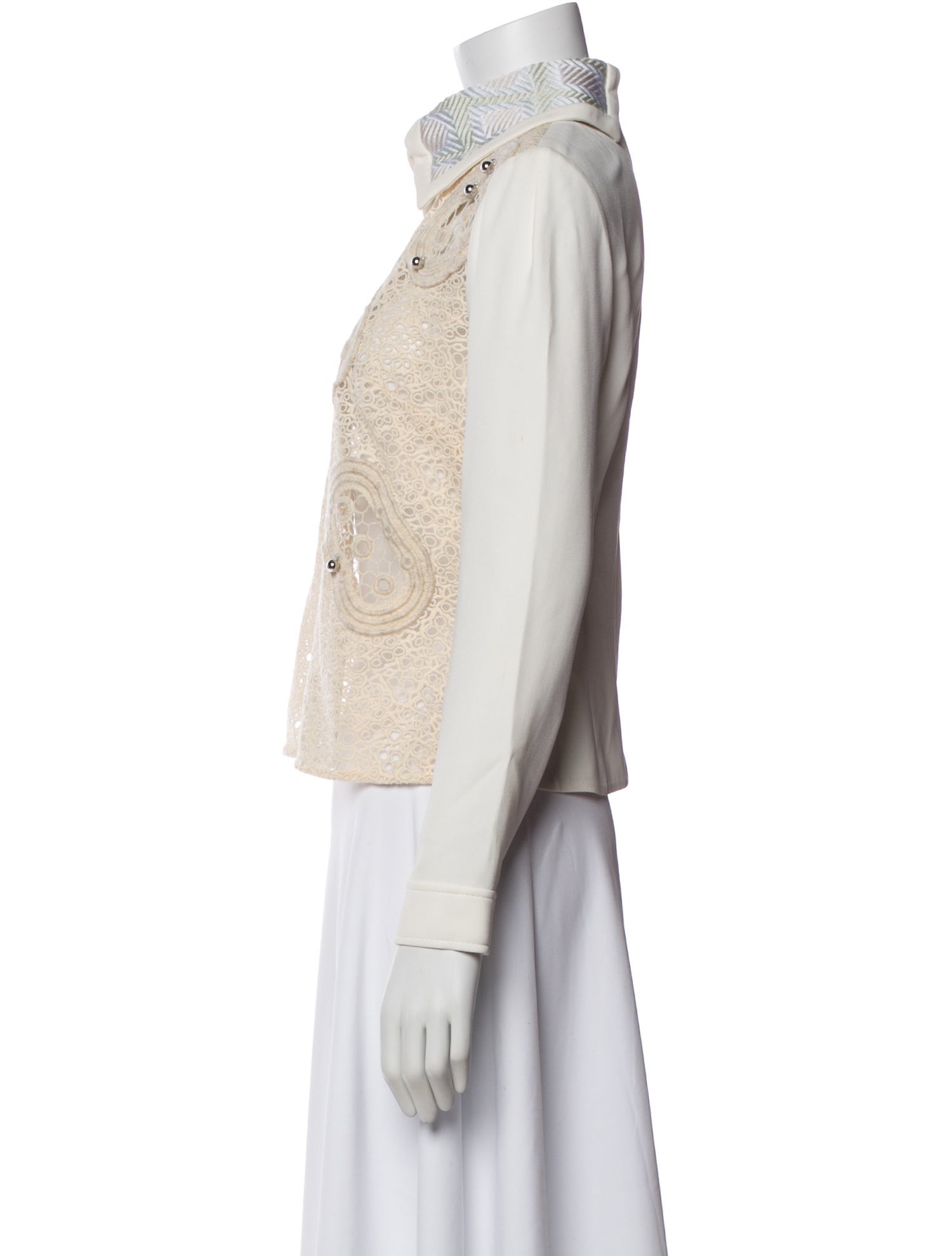 Peter Pilotto Wool Patterned Top