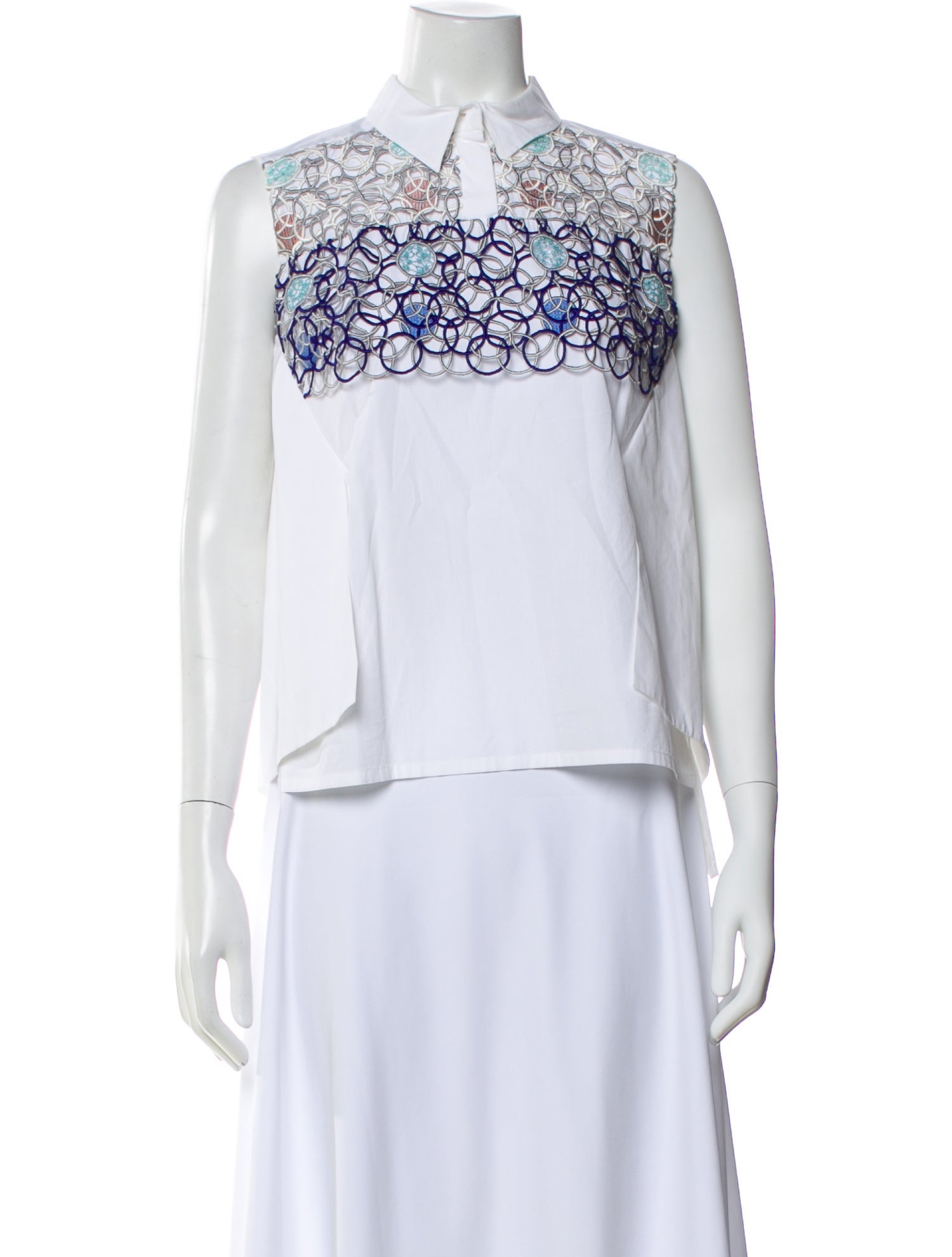 Peter Pilotto Patterned Sleeveless Top