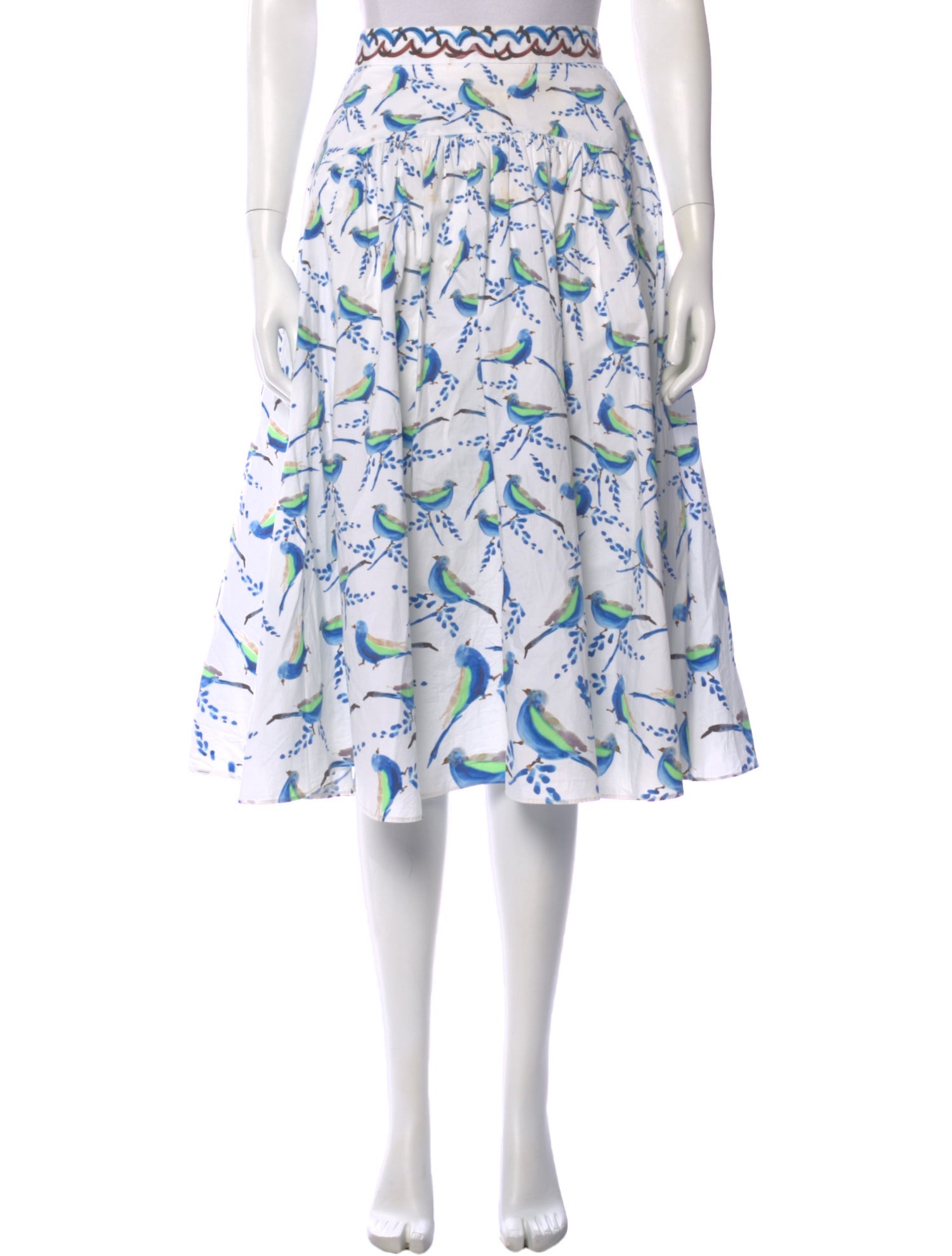 Peter Pilotto Printed Midi Length Skirt