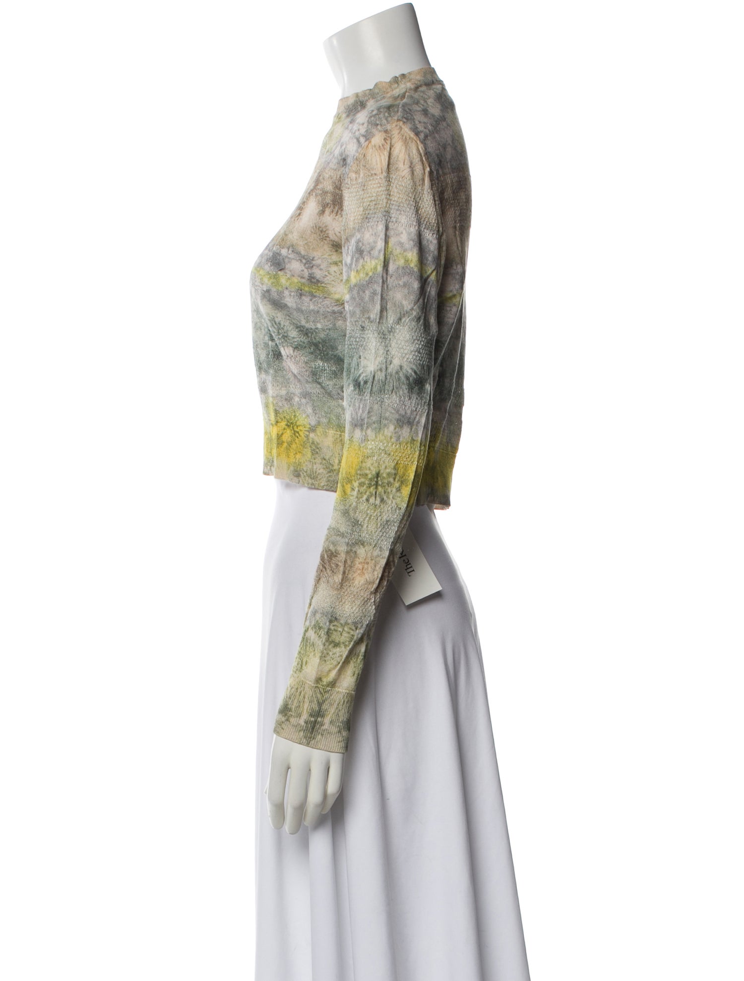 Peter Pilotto Printed Mock Neck Top