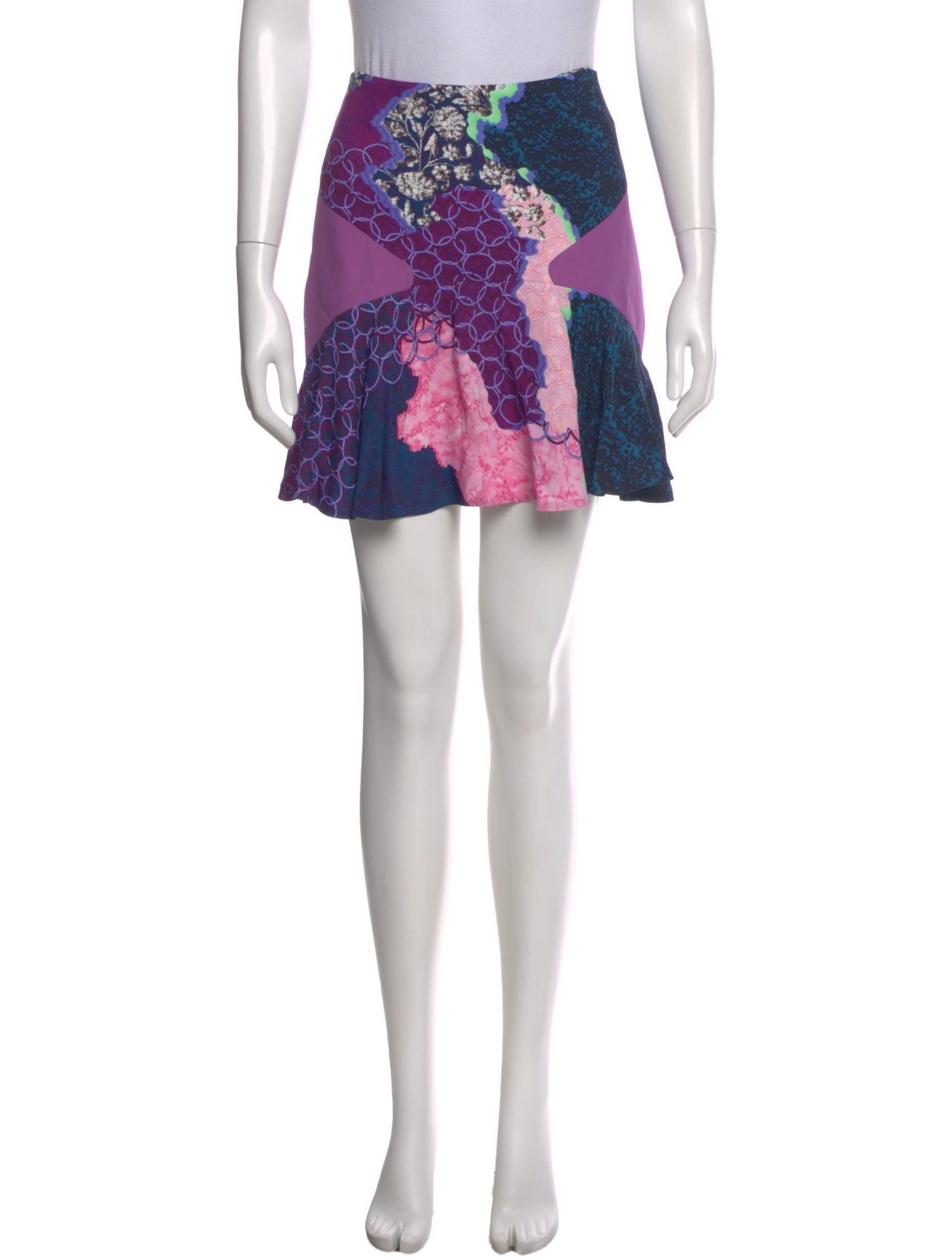 Peter Pilotto Printed Mini Skirt