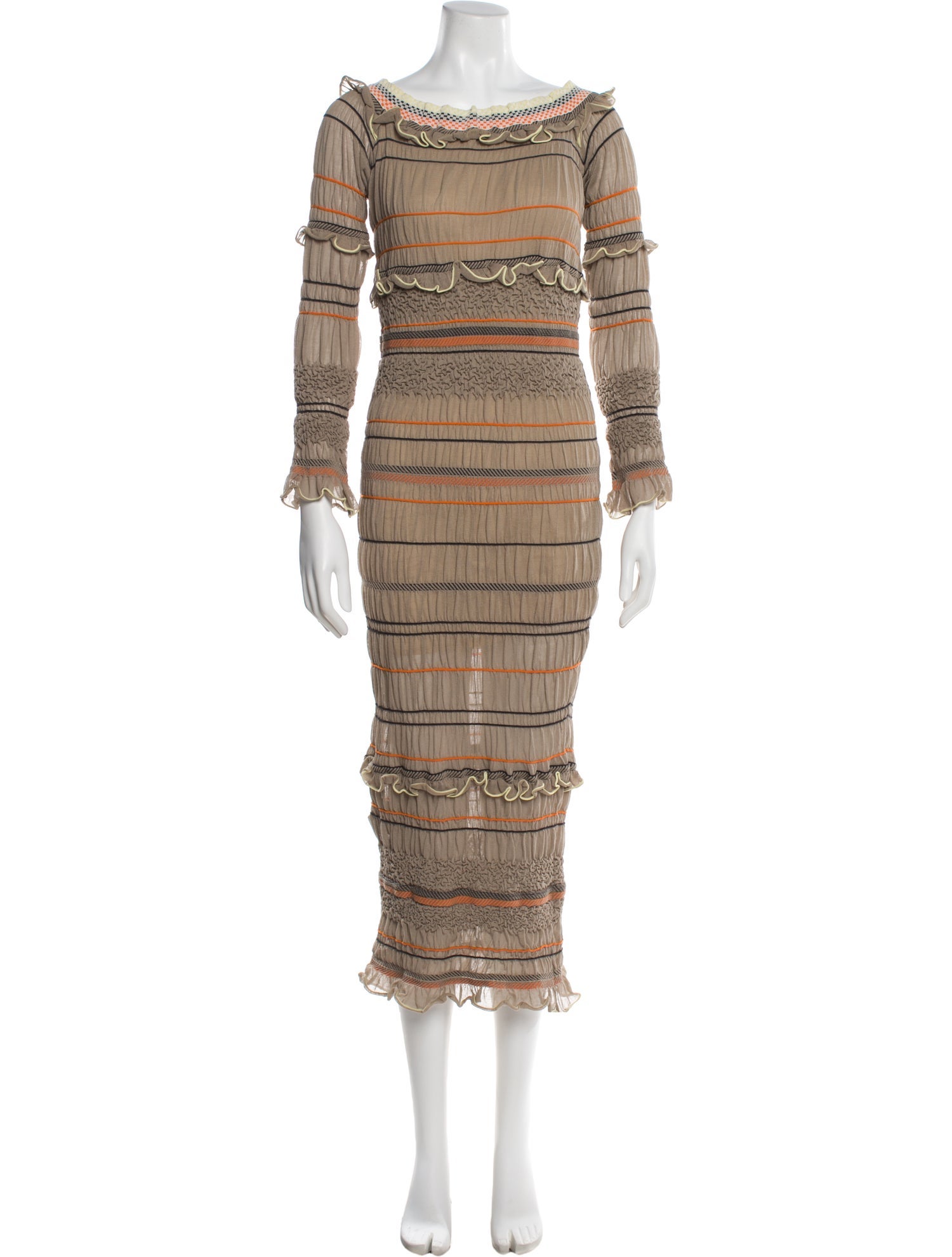Peter Pilotto Striped Long Dress