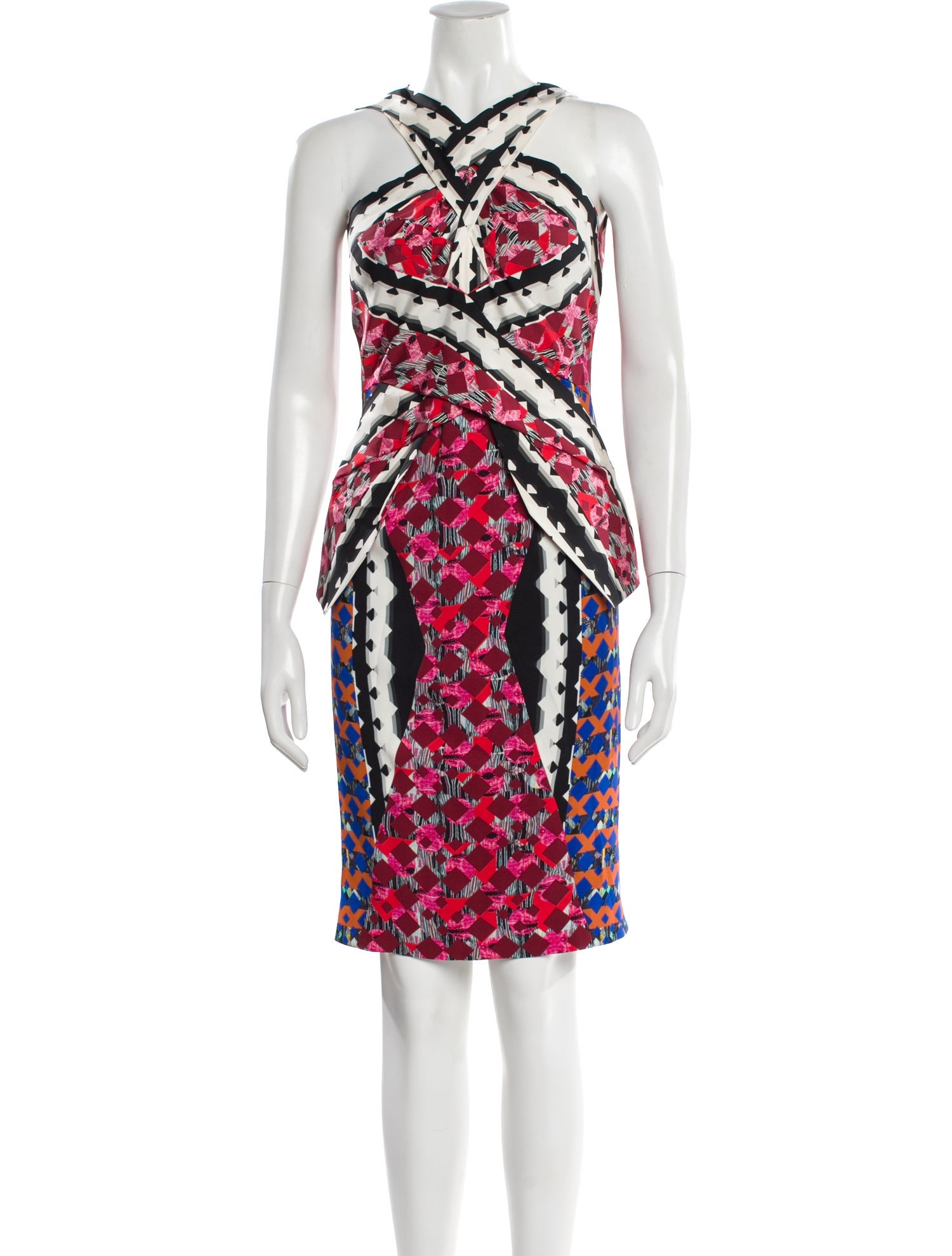 Peter Pilotto Printed Knee-Length Dress
