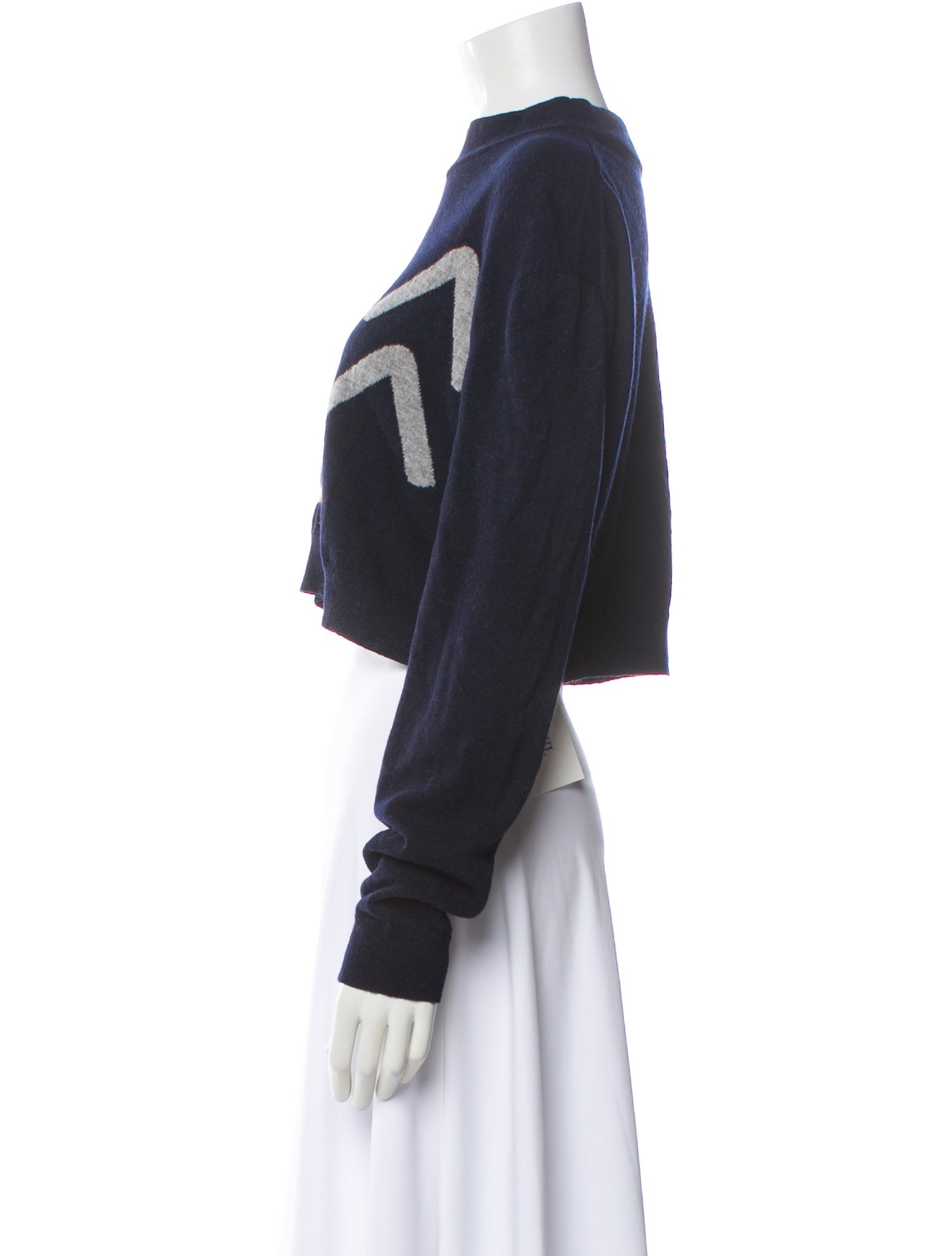 Peter Pilotto Graphic Print Mock Neck Sweater