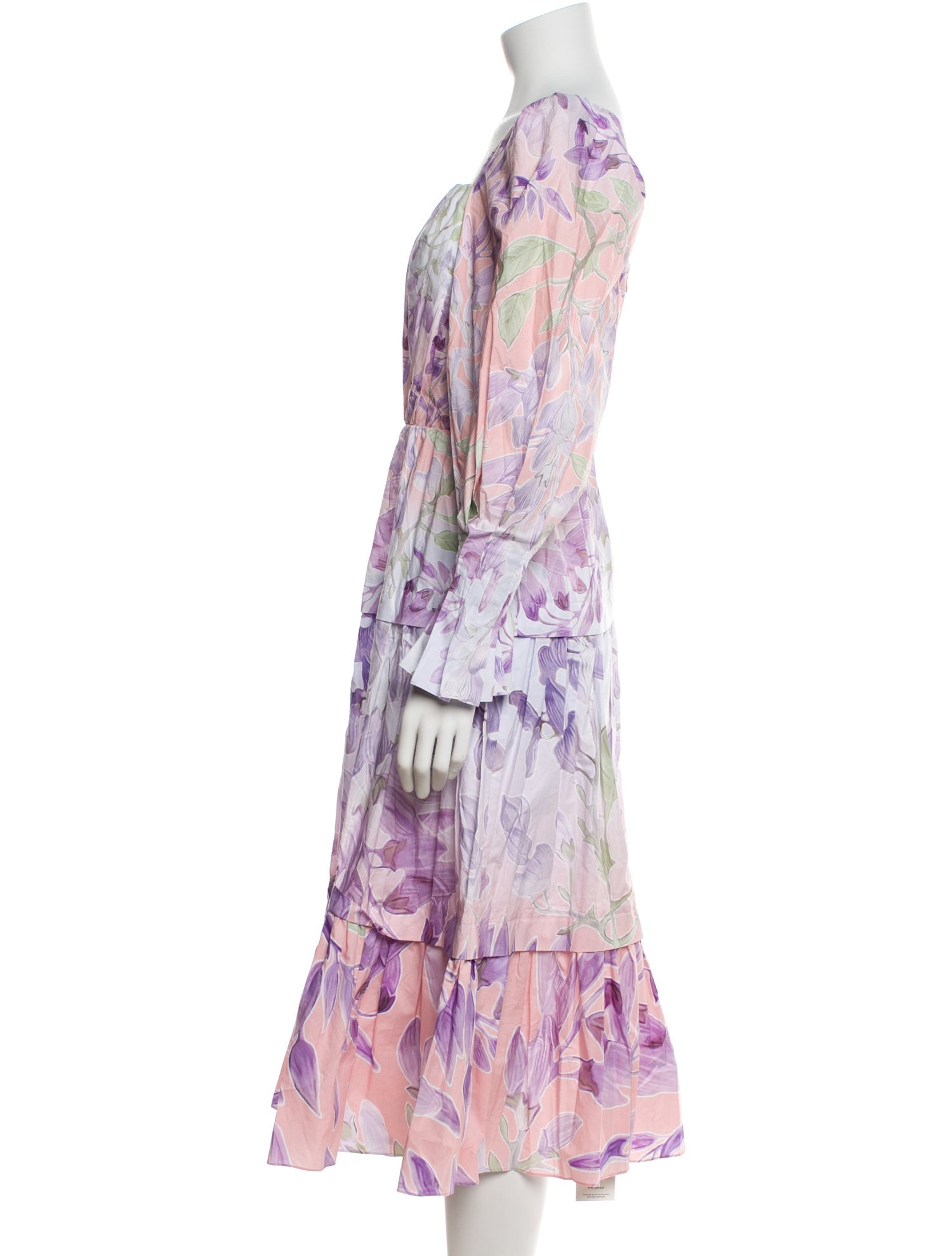 Peter Pilotto Floral Print Midi Length Dress w/ Tags