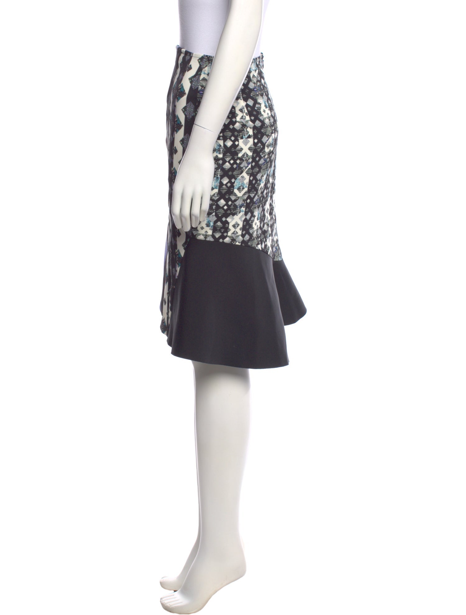 Peter Pilotto Printed Knee-Length Skirt