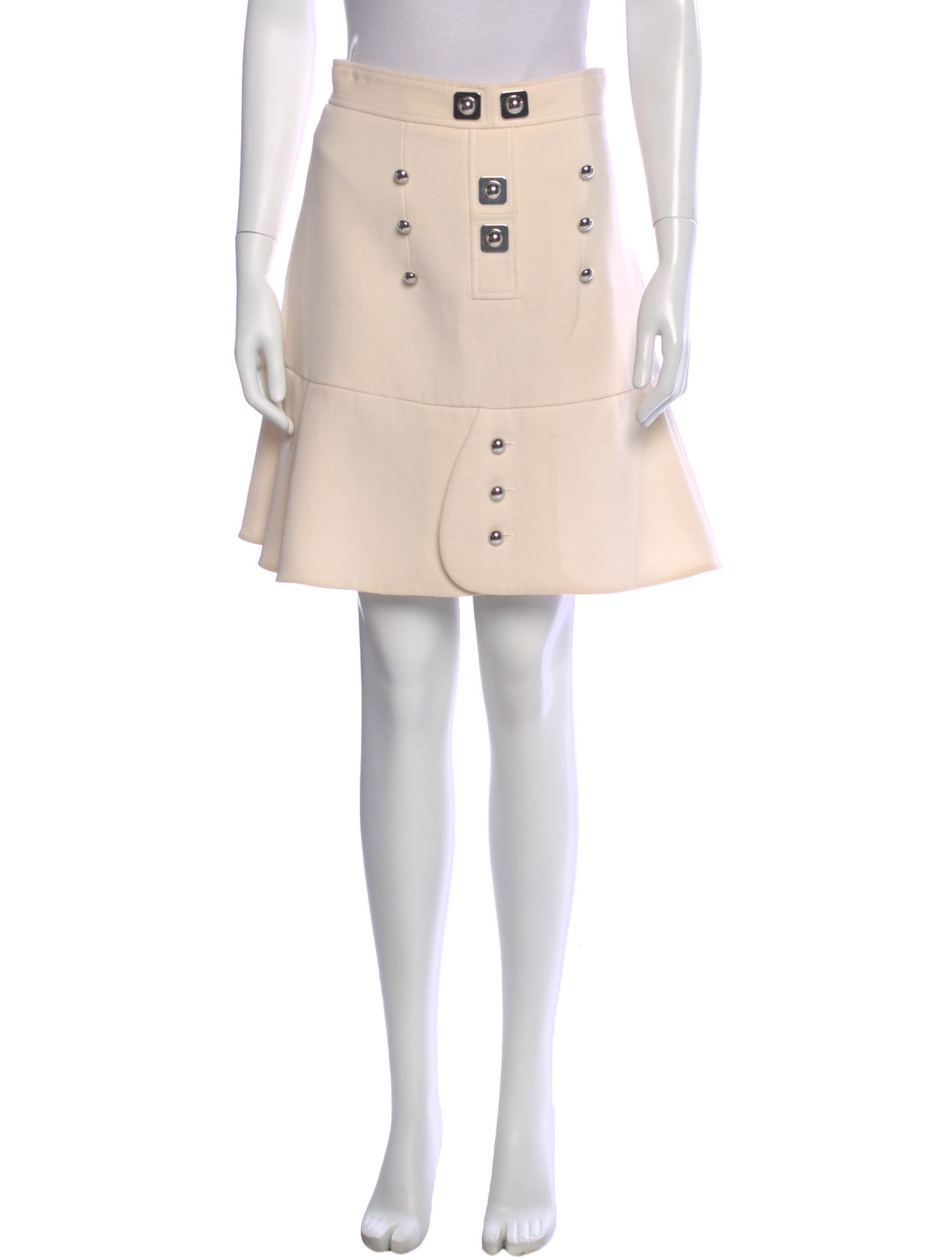 Peter Pilotto Virgin Wool Mini Skirt