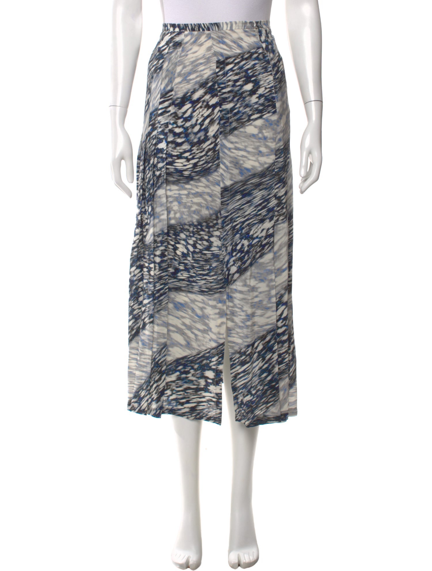 Peter Pilotto Silk Midi Length Skirt