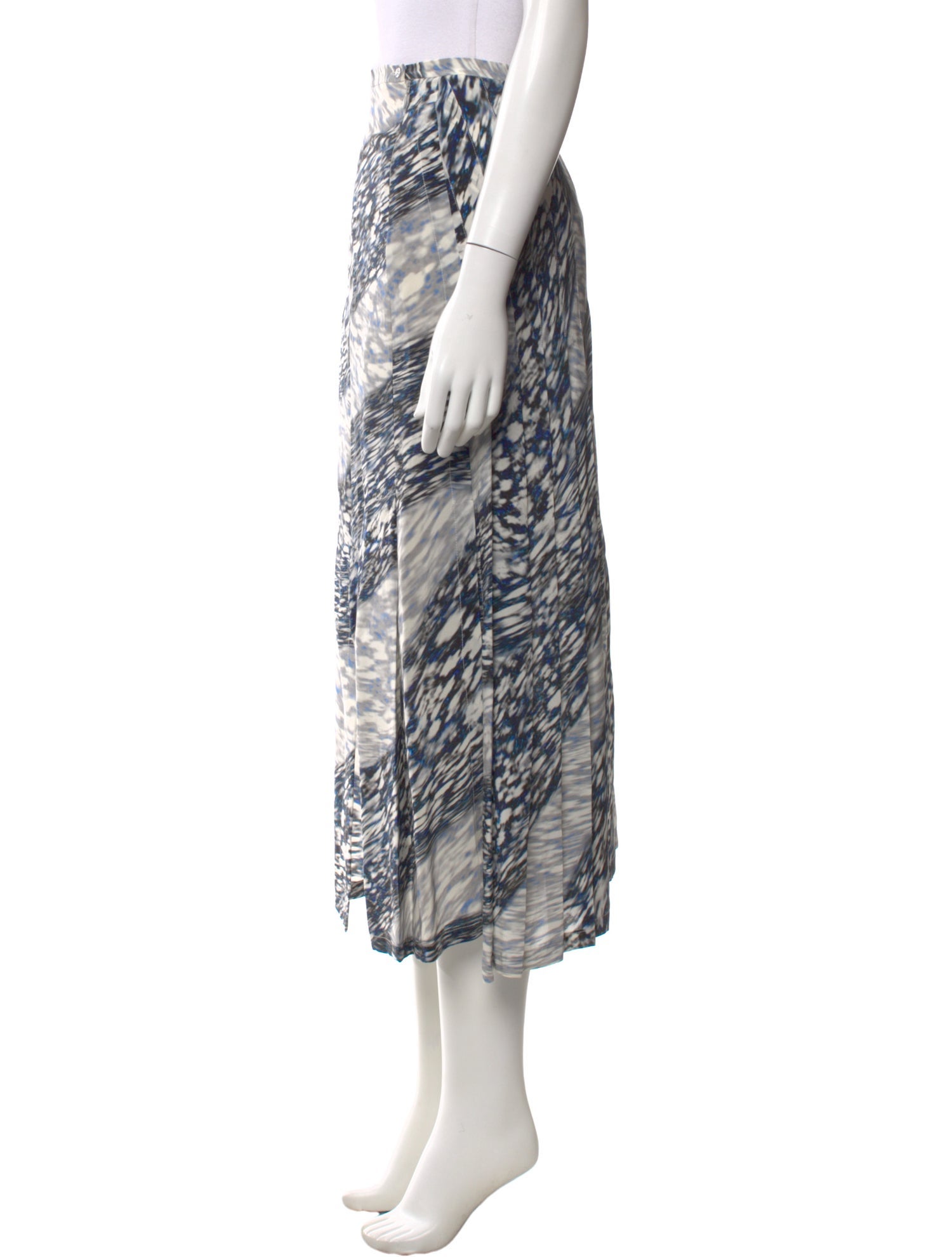 Peter Pilotto Silk Midi Length Skirt