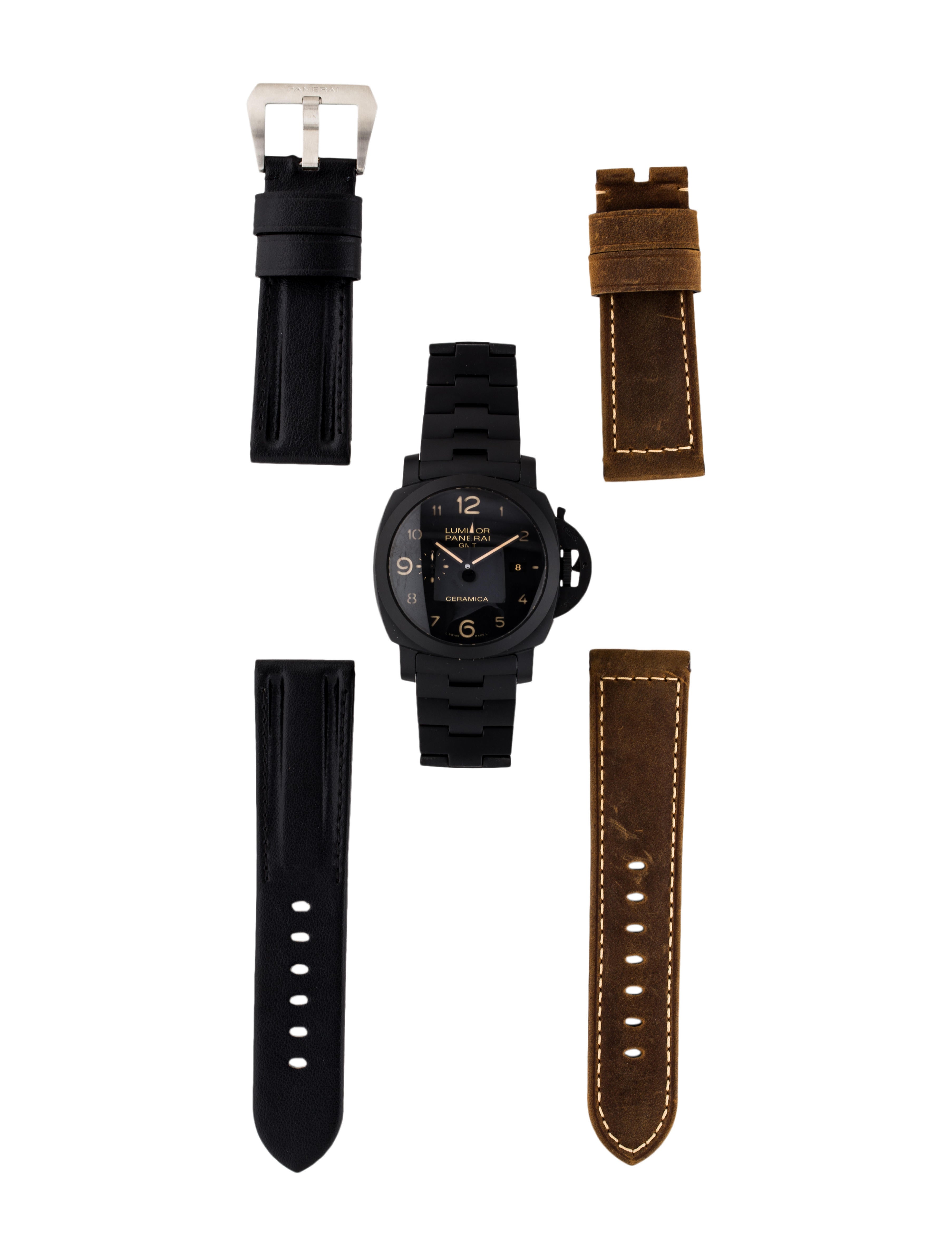 Panerai Luminor 1950 Tuttonero 3 Days GMT Ceramica Watch