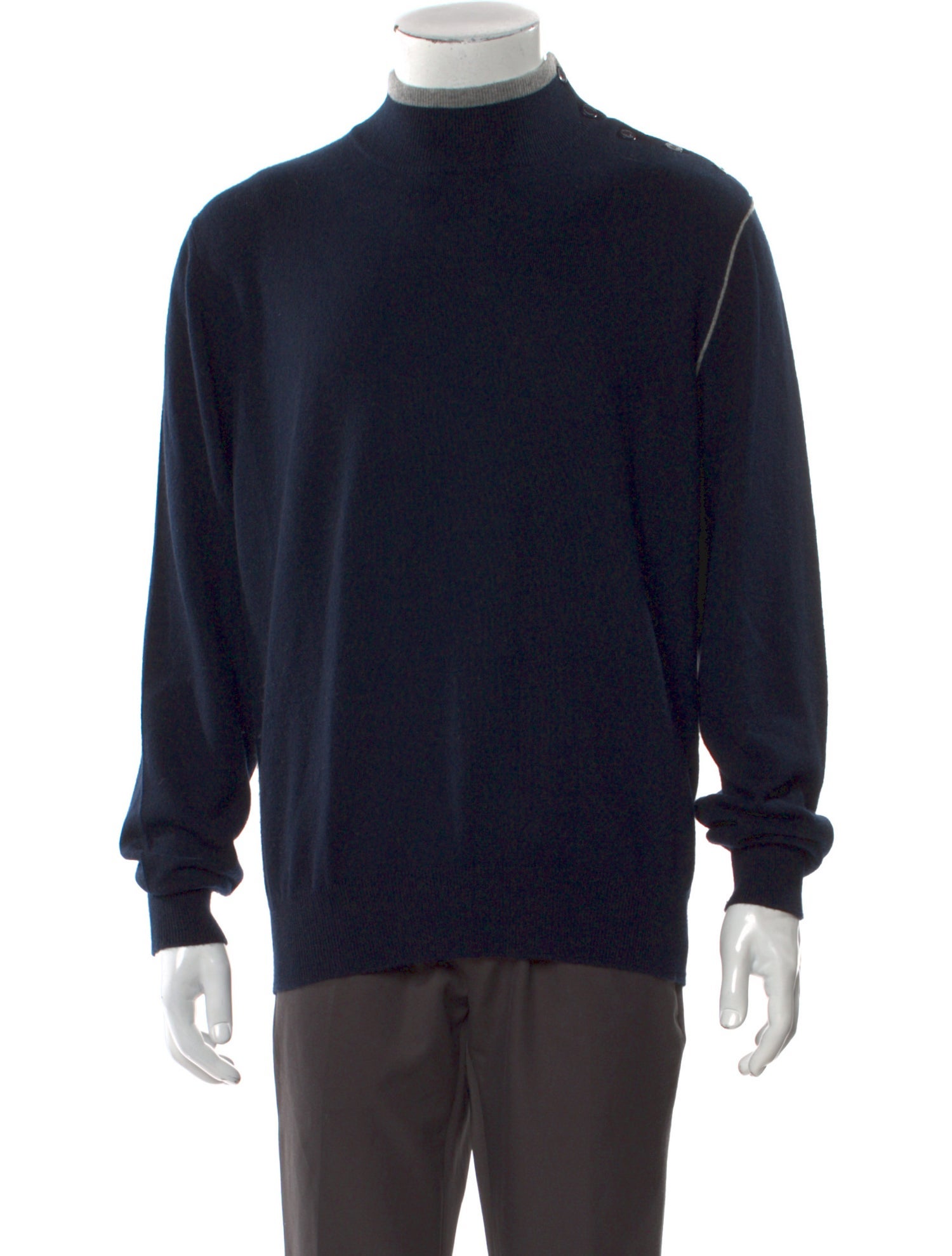 Panerai Cashmere Mock Neck Pullover
