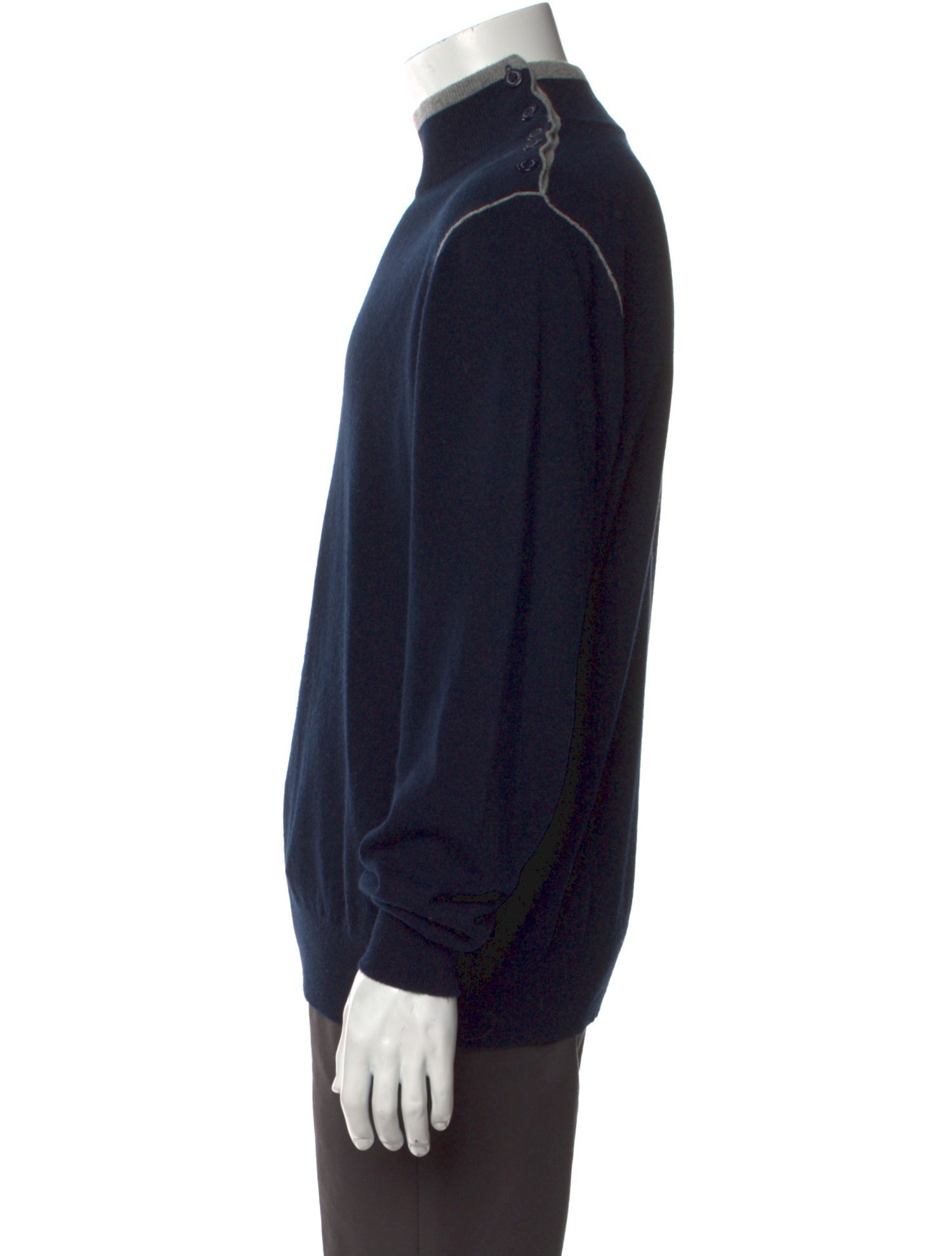 Panerai Cashmere Mock Neck Pullover