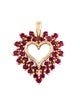 Pendant 14K Ruby Heart Pendant