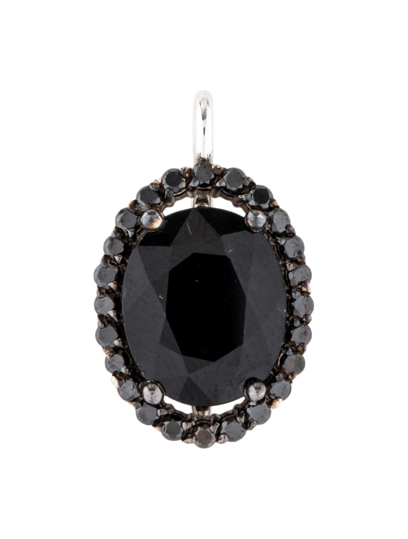 Pendant 14K Sapphire & Diamond Pendant