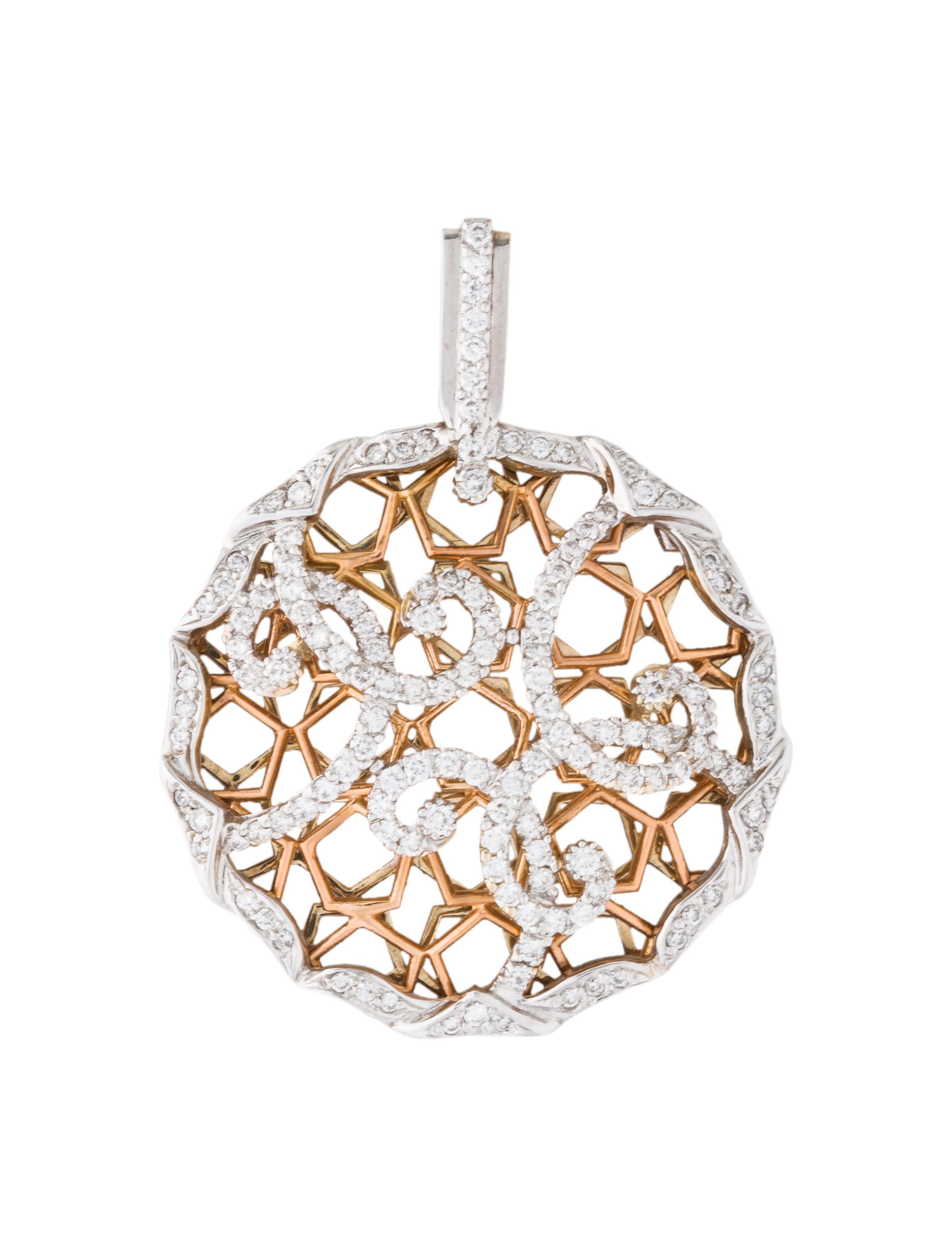 Pendant 18K 1.65ctw Diamond Pendant