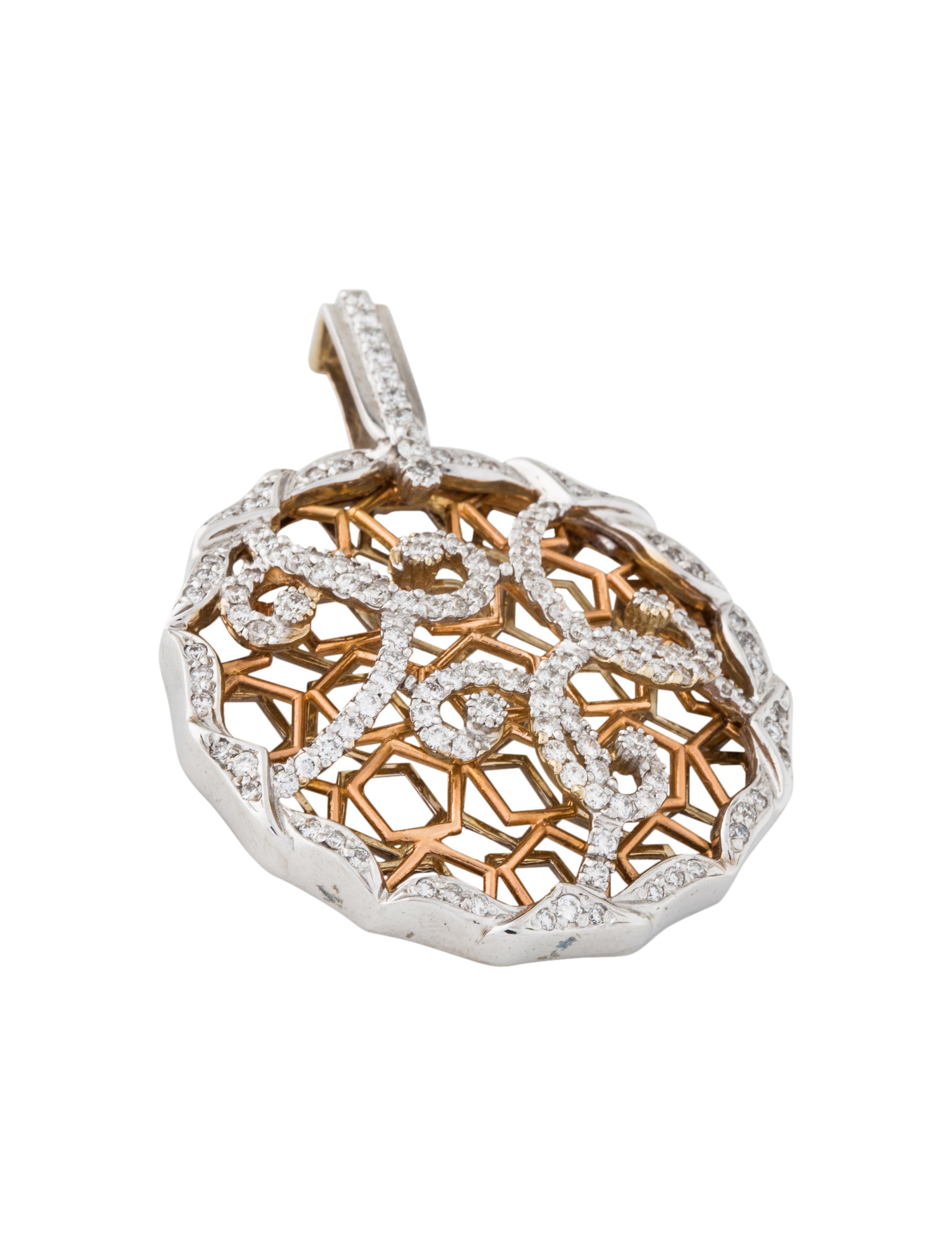 Pendant 18K 1.65ctw Diamond Pendant