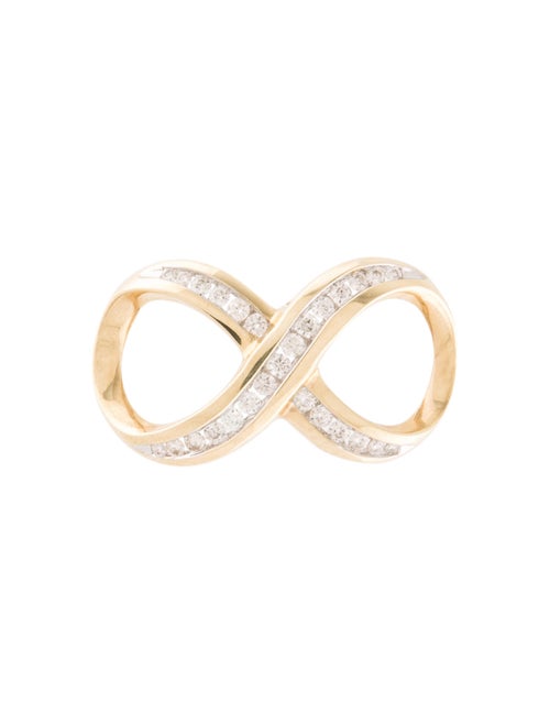 Ben Bridge Infinity Diamond Ring Womens Size 5 Gem