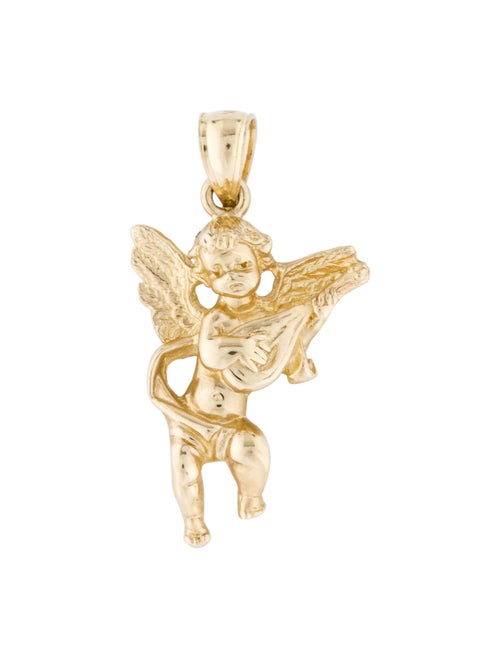 Pendant 14K Cherub Pendant yellow
