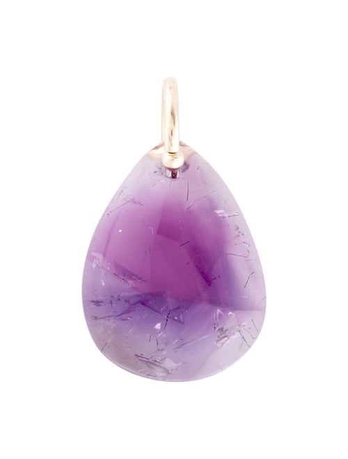 Pendant 14K Amethyst Pendant yellow