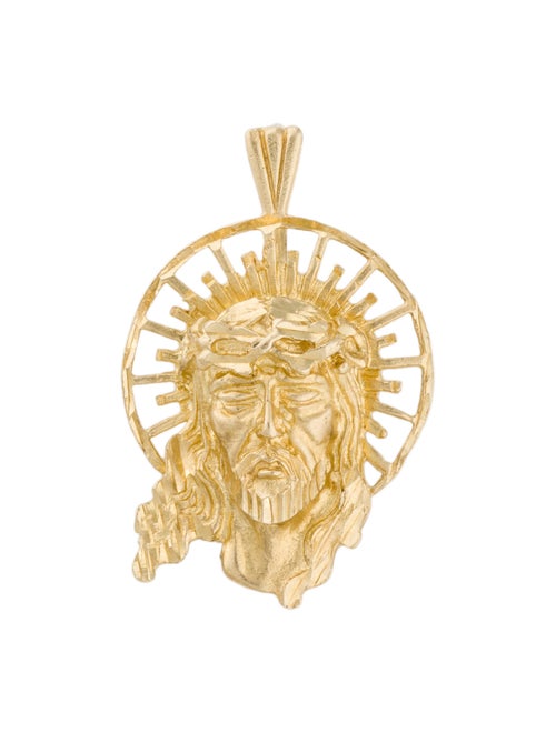 Pendant 14K Jesus Pendant yellow