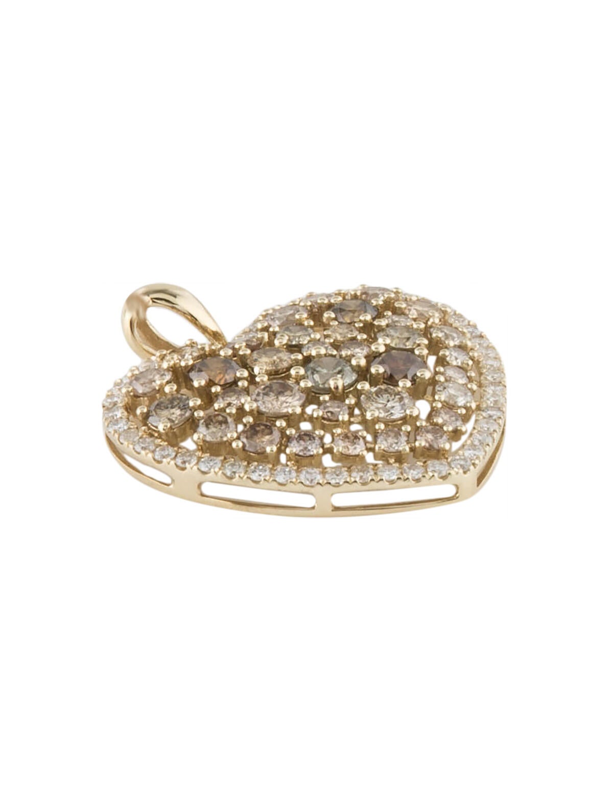 Pendant 14K 4.11ctw Diamond Heart Pendant