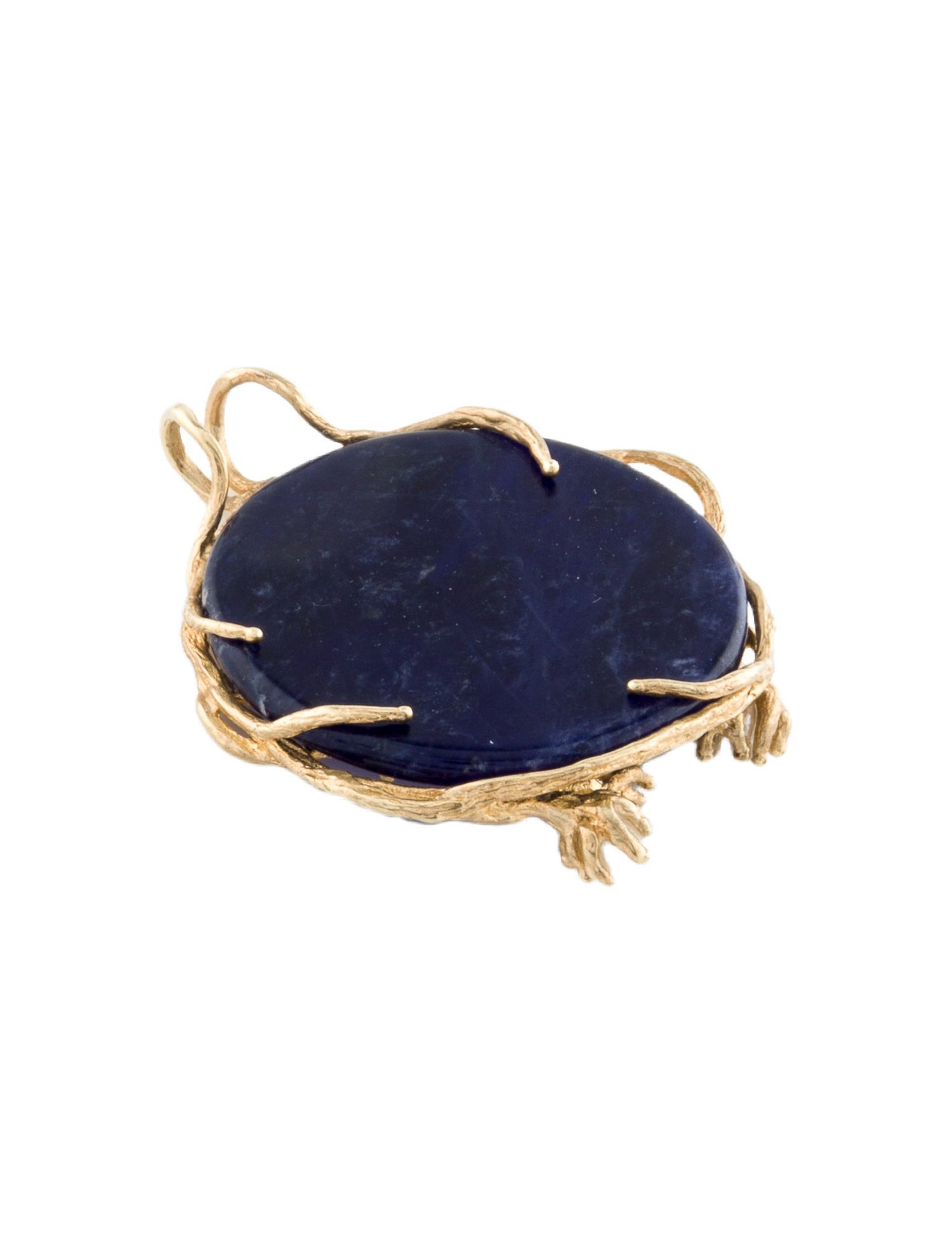 Pendant 14K Pearl & Sodalite Pendant Necklace