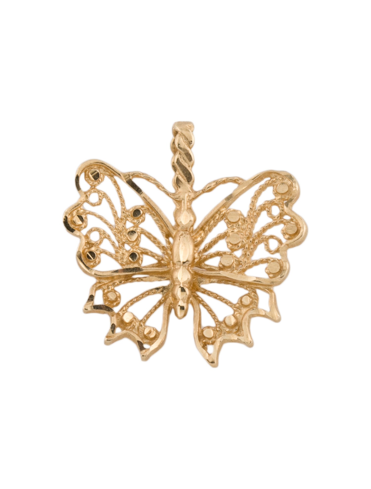 Pendant 14K Butterfly Pendant