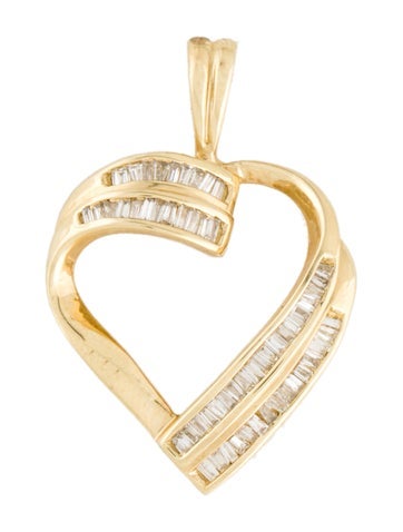 Pendant 14K Diamond Heart