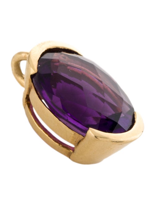 Pendant 18K Amethyst Pendant & Earring Set