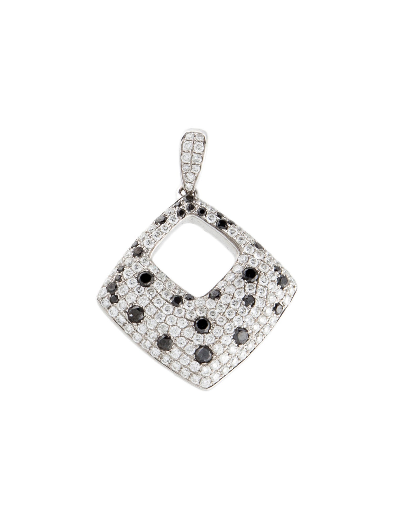 Pendant 18K Diamond Black & White Pendant