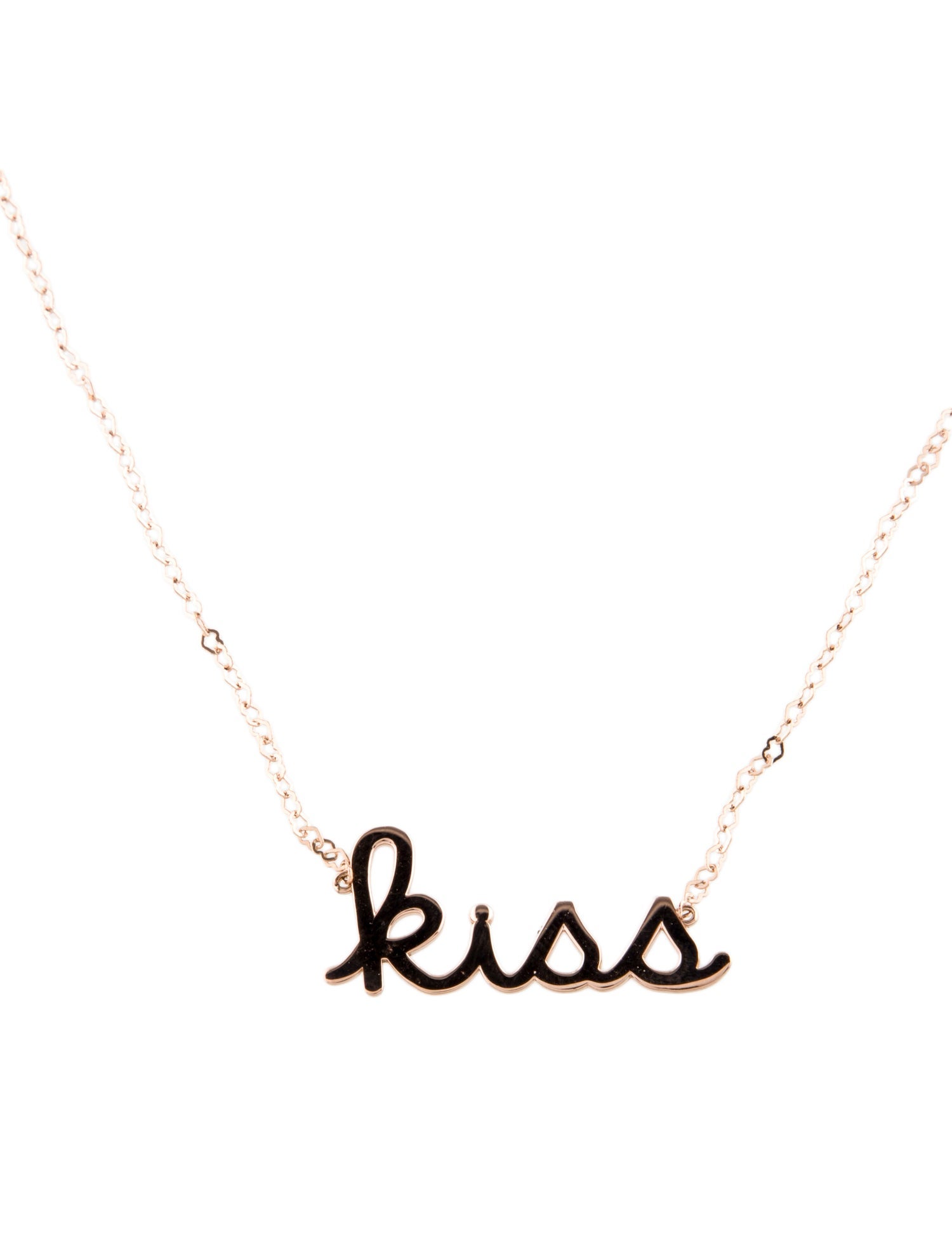 Pendant 14K 'Kiss' Pendant Necklace