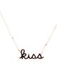 Pendant 14K 'Kiss' Pendant Necklace