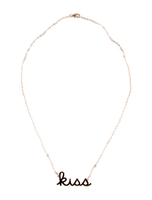 Pendant 14K 'Kiss' Pendant Necklace