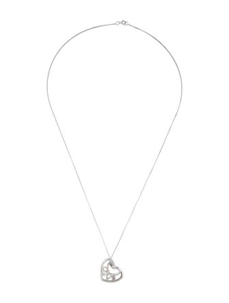 Pendant 14K Diamond Heart 'Love' Pendant Necklace