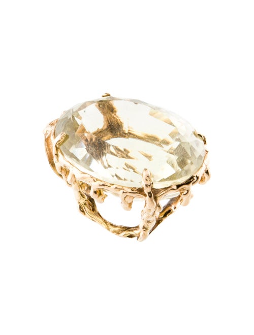 Pendant 18K Prasiolite