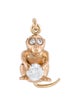 Pendant 20K Lab-Grown Diamond Monkey Pendant