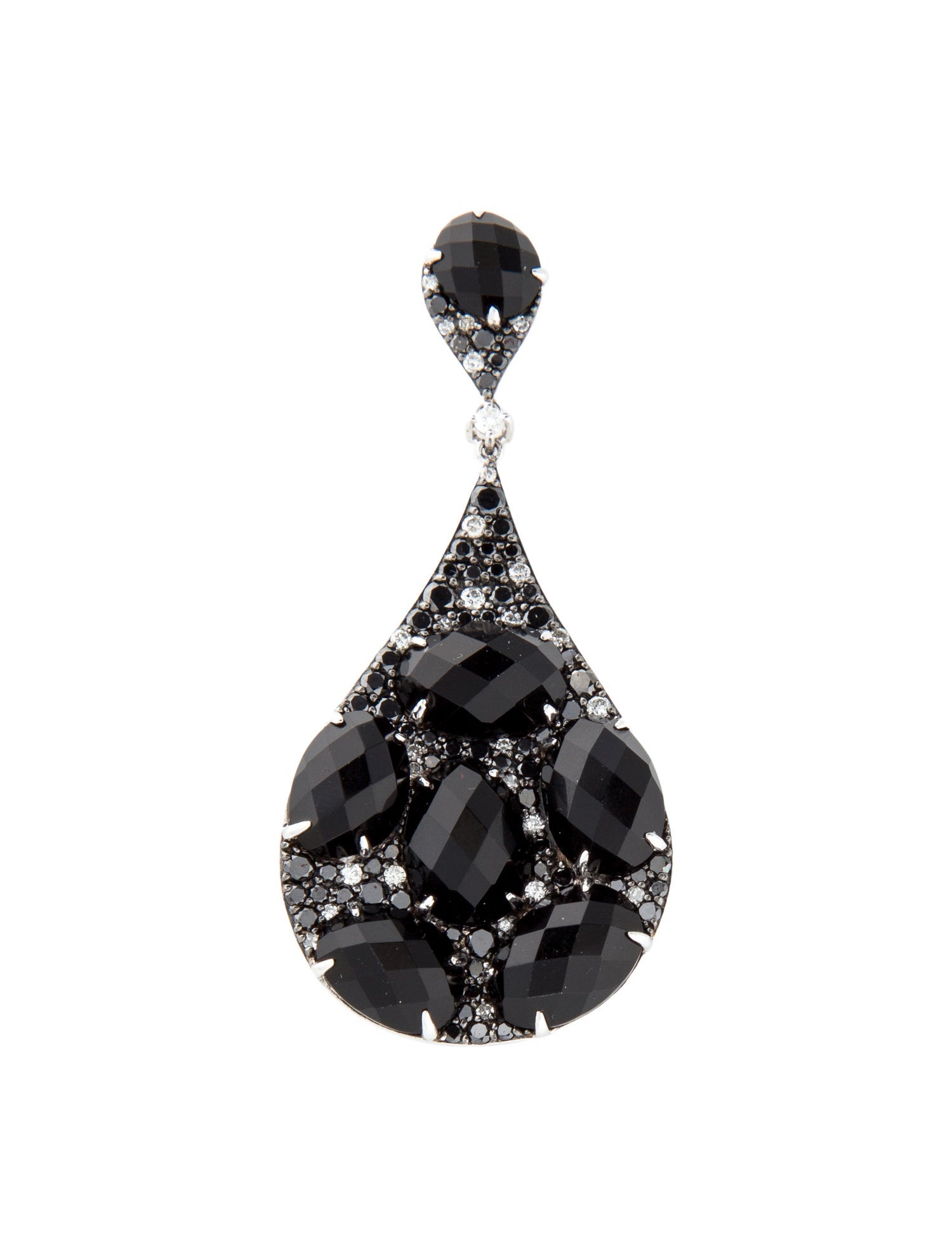 Pendant 14K Onyx & Diamond Pendant