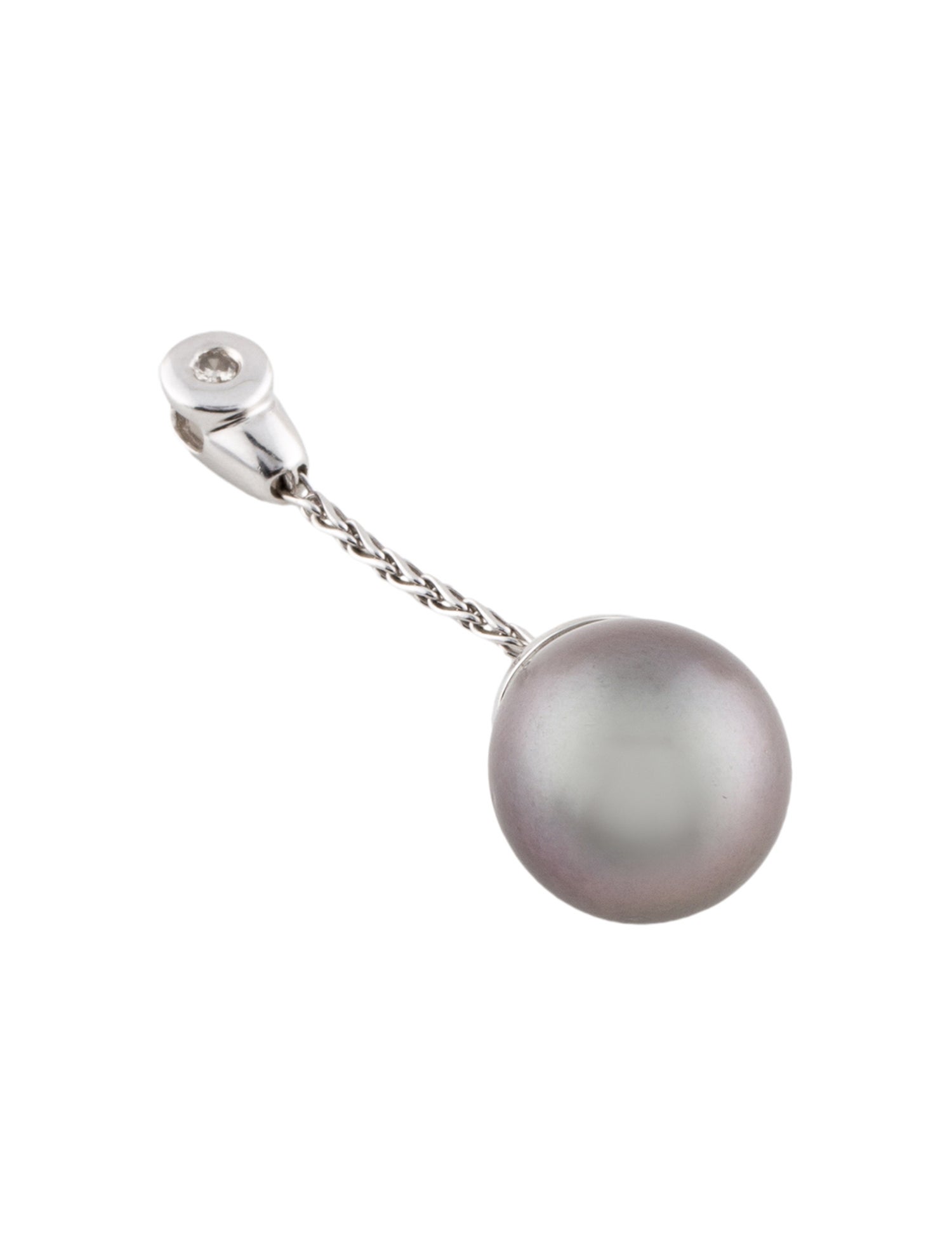 Pendant 14K Pearl & Diamond Pendant