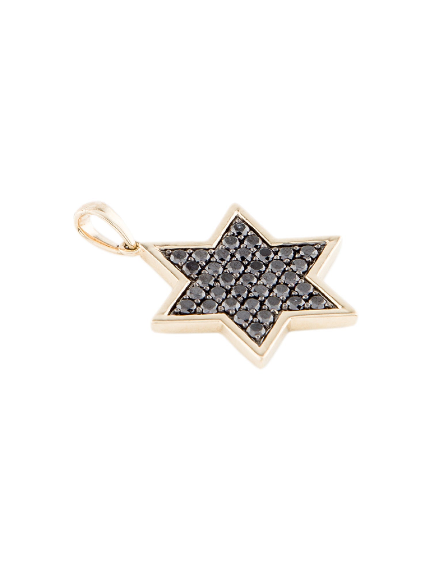 Pendant 14K 1.29ctw Diamond Star of David Pendant