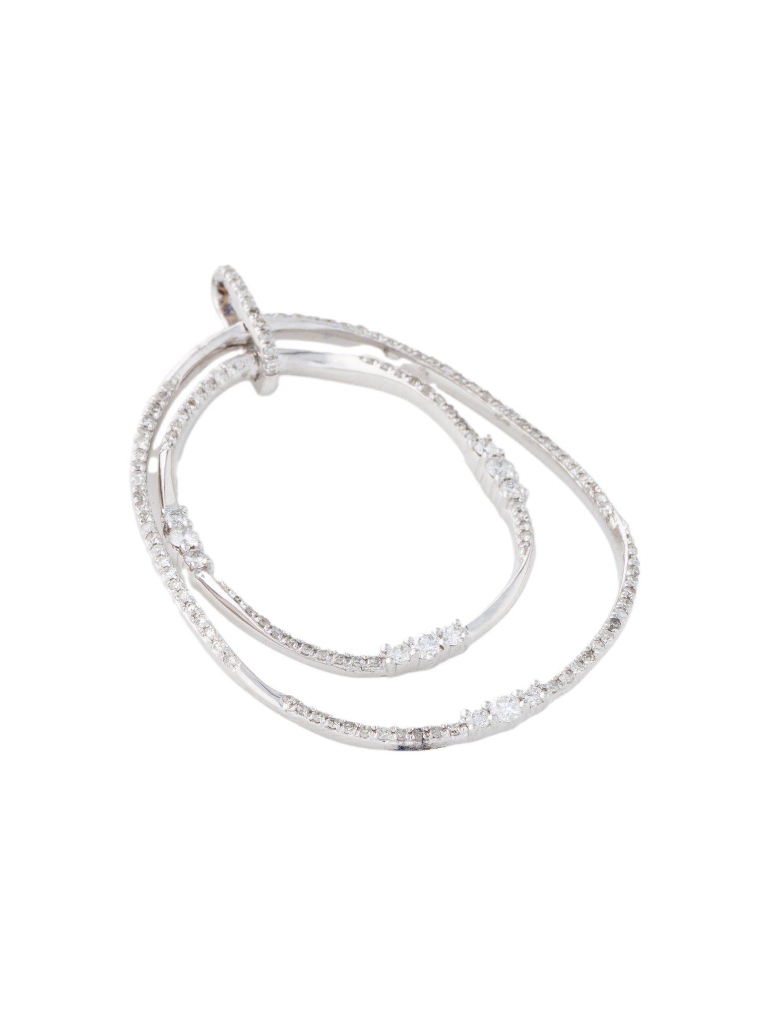 Pendant 14K Diamond Oval